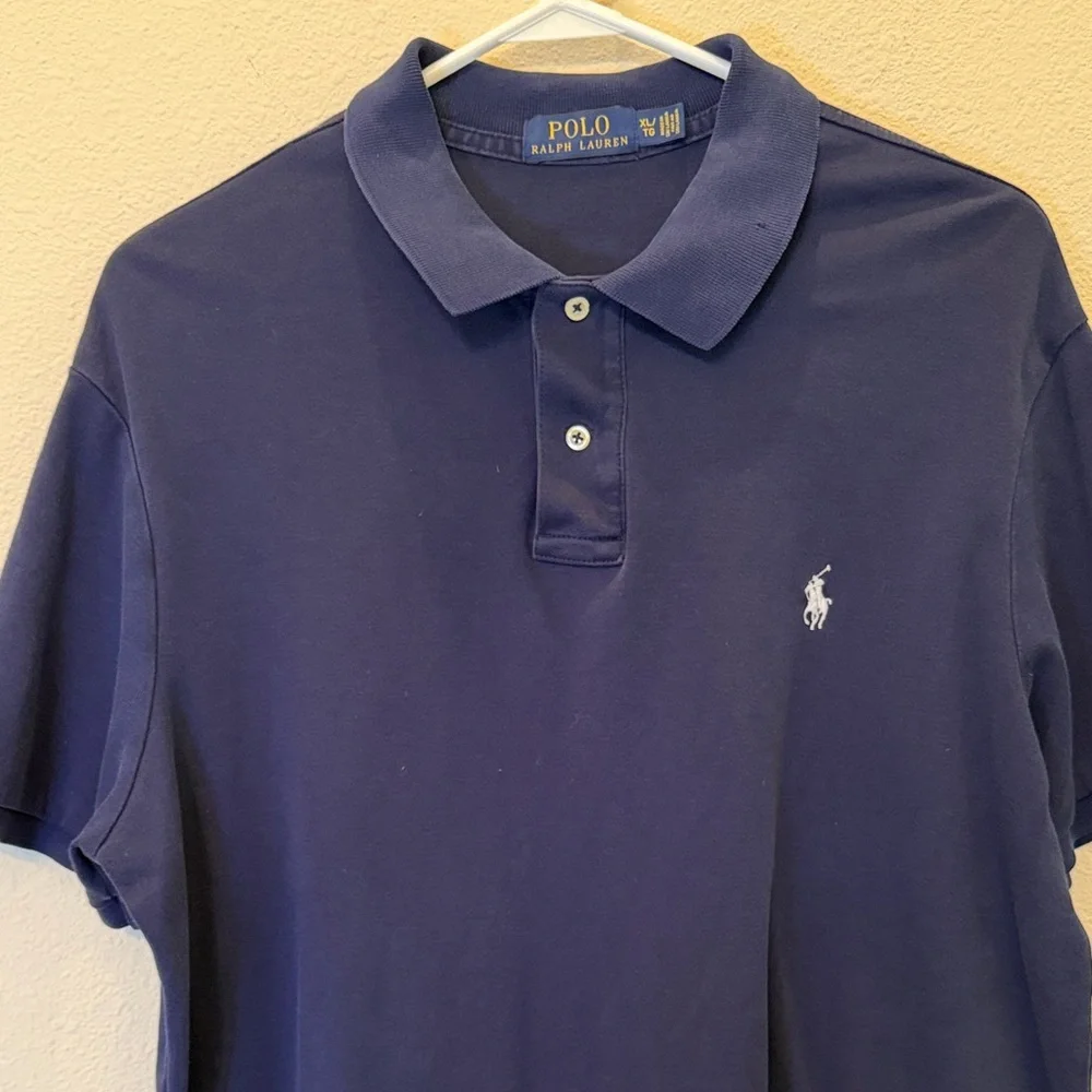 Polo by Ralph Lauren Men's Classic Navy Polo Shirt Size XL